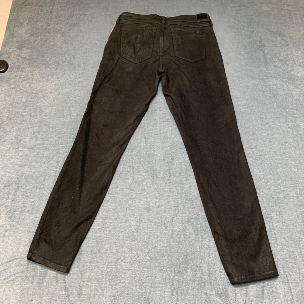 Guess Jeans Womens 30 Black Denim Dark Wash 5 Pockets Brittney Skinny Ankle